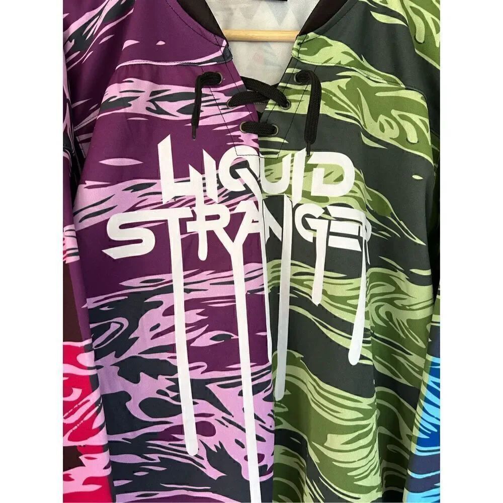 Liquid Stranger Wakaan Festival '19 Above The Sky Productions Hockey Jersey SM - Picture 8 of 8